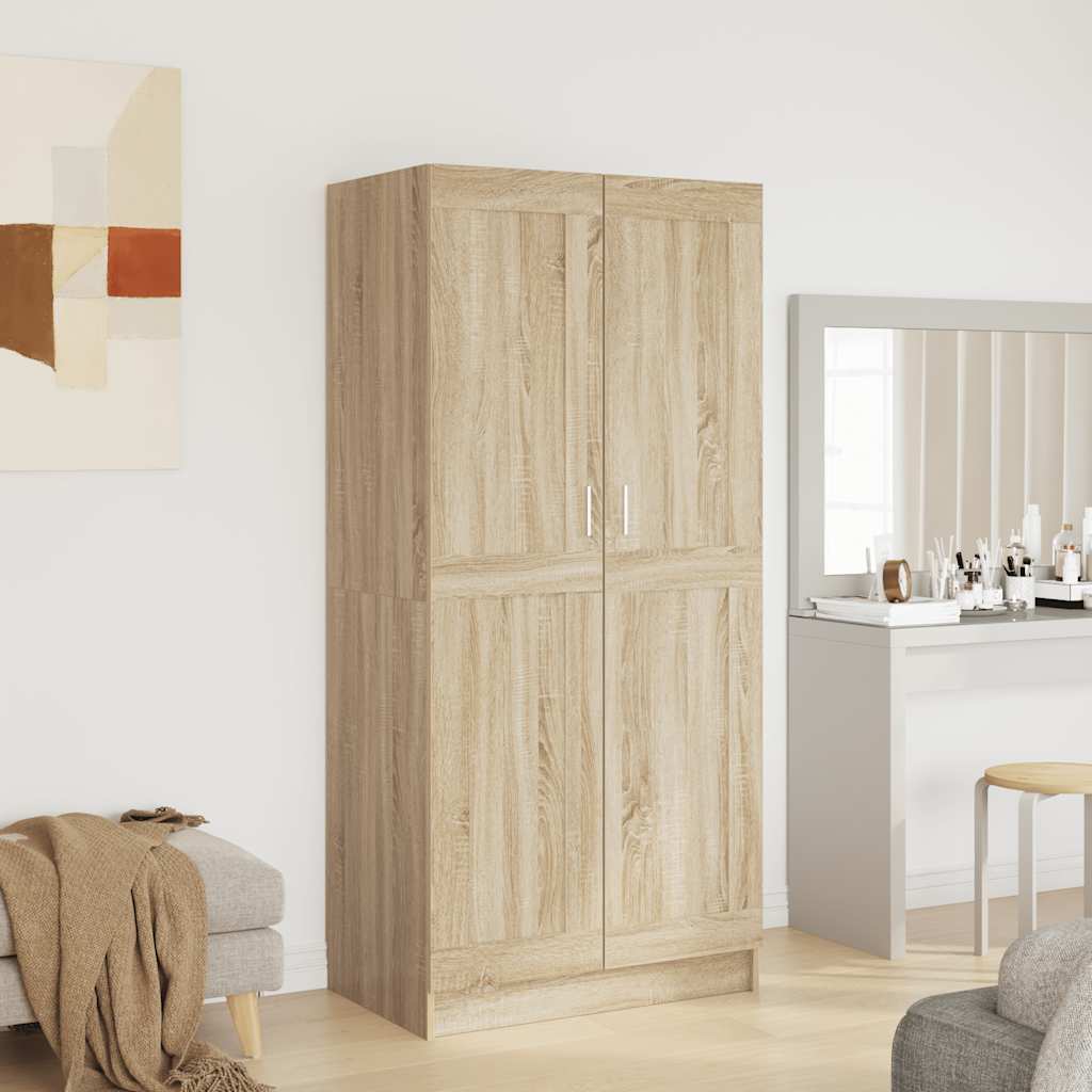 Ντουλάπα Sonoma Δρυς 82,5 x 51,5 x 180 εκ. από Επεξ. Ξύλο - Pakobazaar