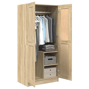 Ντουλάπα Sonoma Δρυς 82,5 x 51,5 x 180 εκ. από Επεξ. Ξύλο - Pakobazaar