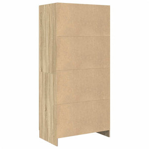 Ντουλάπα Sonoma Δρυς 82,5 x 51,5 x 180 εκ. από Επεξ. Ξύλο - Pakobazaar