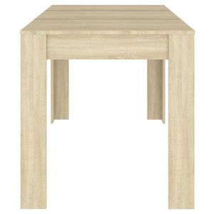 Τραπεζαρία Sonoma Δρυς 140 x 74,5 x 76 εκ. Επεξεργασμένο Ξύλο