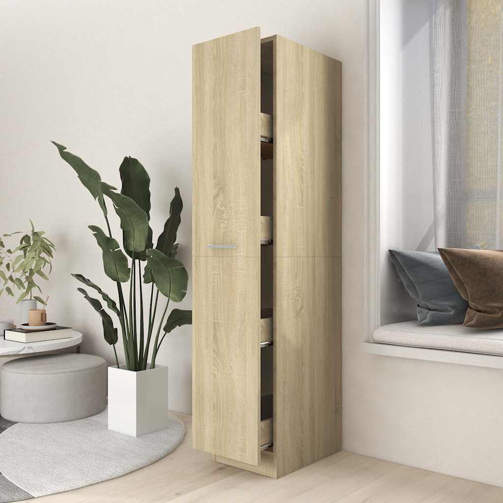Συρταριέρα Γενικής Χρήσης Sonoma Δρυς 30x42,5x150εκ Επεξ. Ξύλο