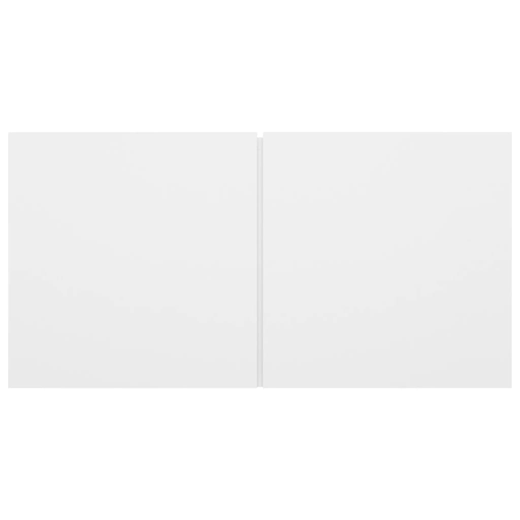 Ντουλάπια Τηλεόρασης Κρεμαστά 3 τεμ. Λευκά 60 x 30 x 30 εκ. - Pakobazaar