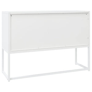 Μπουφές Λευκός 105 x 35 x 75 εκ. από Ατσάλι - Pakobazaar