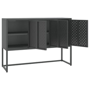 Μπουφές Ανθρακί 105 x 35 x 75 εκ. από Ατσάλι
