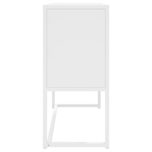 Μπουφές Λευκός 75 x 35 x 75 εκ. από Ατσάλι