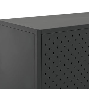 Μπουφές Ανθρακί 75 x 35 x 75 εκ. από Ατσάλι - Pakobazaar