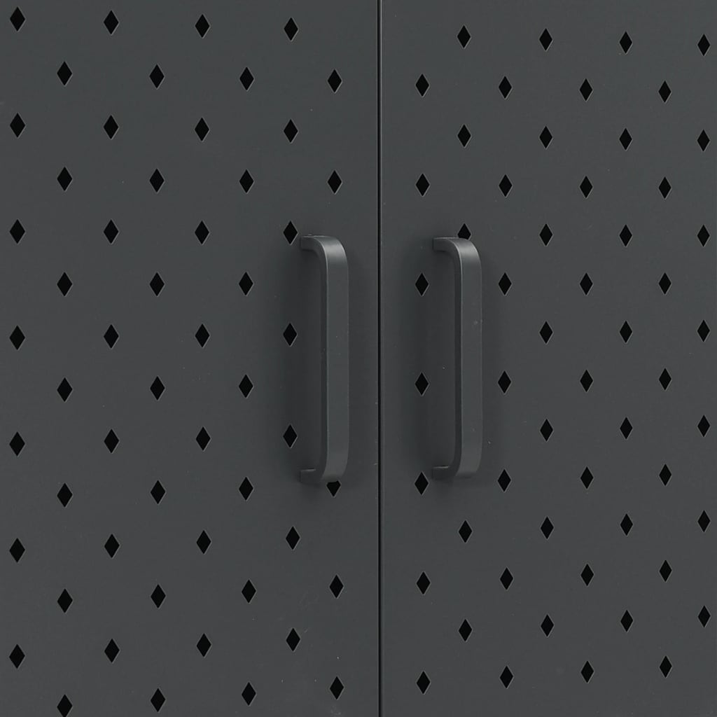 Μπουφές Ανθρακί 75 x 35 x 75 εκ. από Ατσάλι