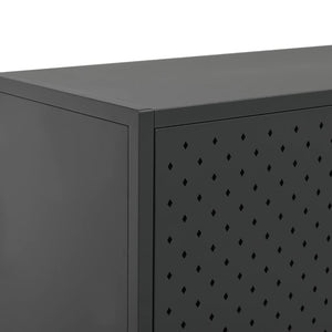 Ντουλάπι Ανθρακί 80 x 35 x 135 εκ. από Ατσάλι
