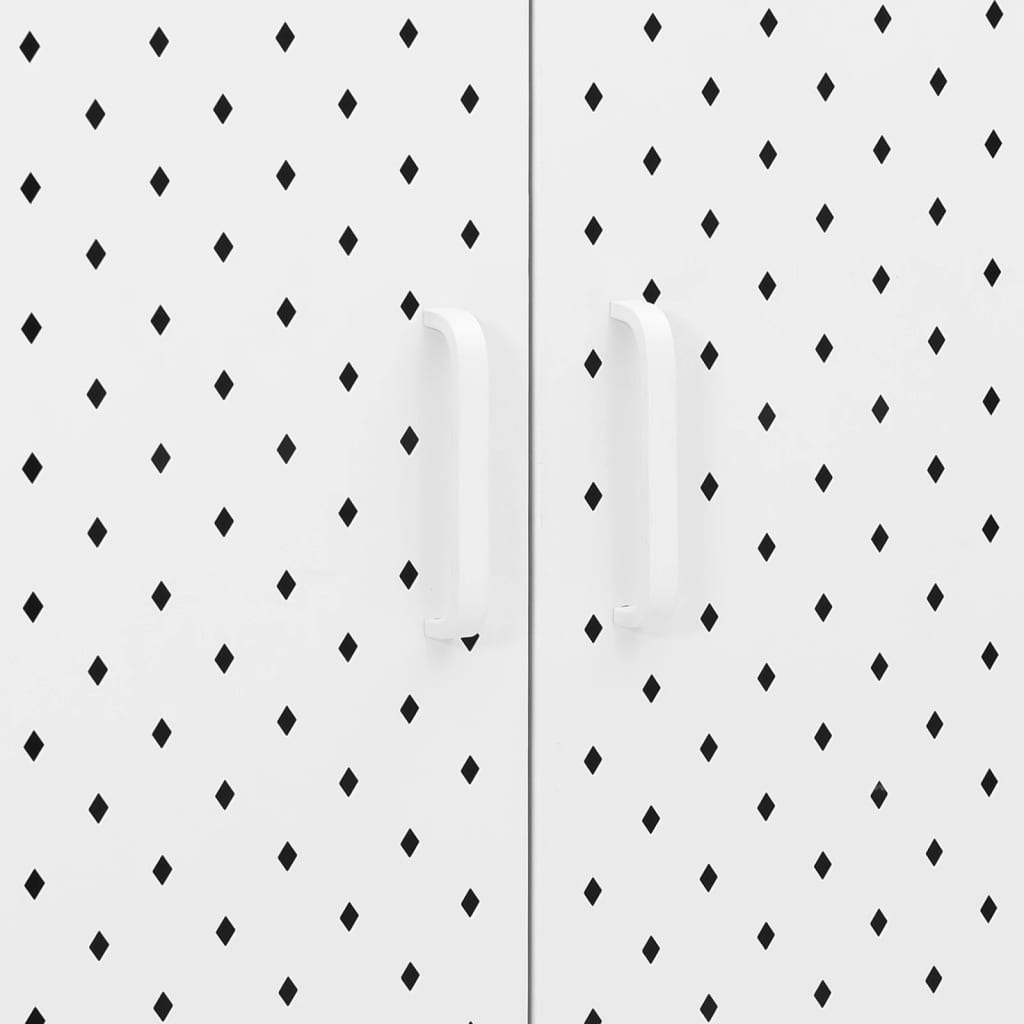 Ντουλάπι Λευκό 80 x 35 x 100 εκ. από Ατσάλι