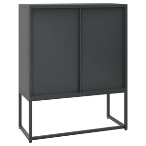 Ντουλάπι Ανθρακί 80 x 35 x 100 εκ. από Ατσάλι