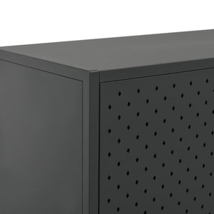 Ντουλάπι Ανθρακί 80 x 35 x 100 εκ. από Ατσάλι