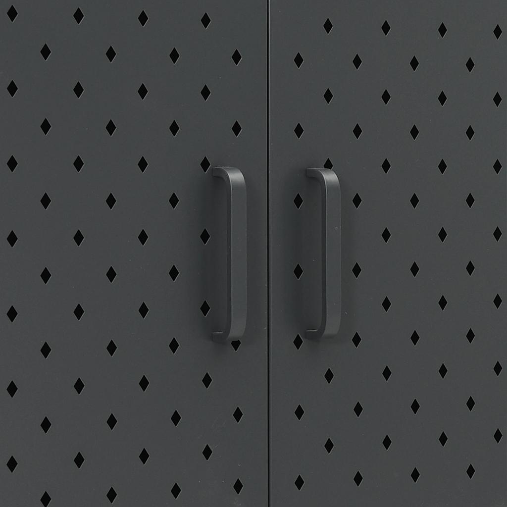 Ντουλάπι Ανθρακί 80 x 35 x 100 εκ. από Ατσάλι