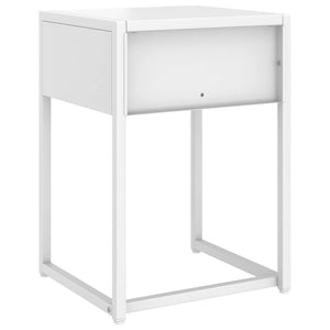 Κομοδίνο Λευκό 38 x 35 x 54 εκ. από Ατσάλι