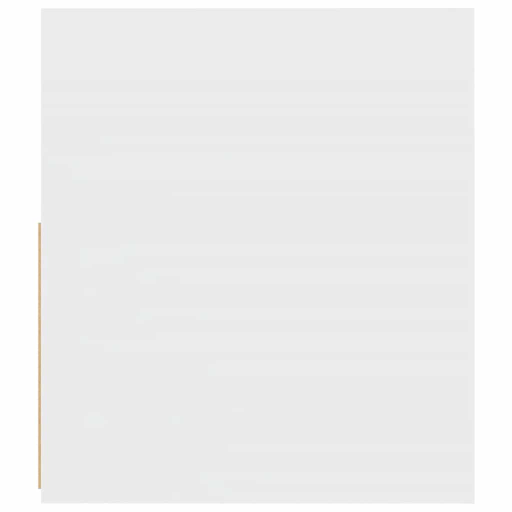 Κομοδίνα με LED 2 τεμ. Λευκό 60 x 35 x 40 εκ. - PAKOBAZAAR