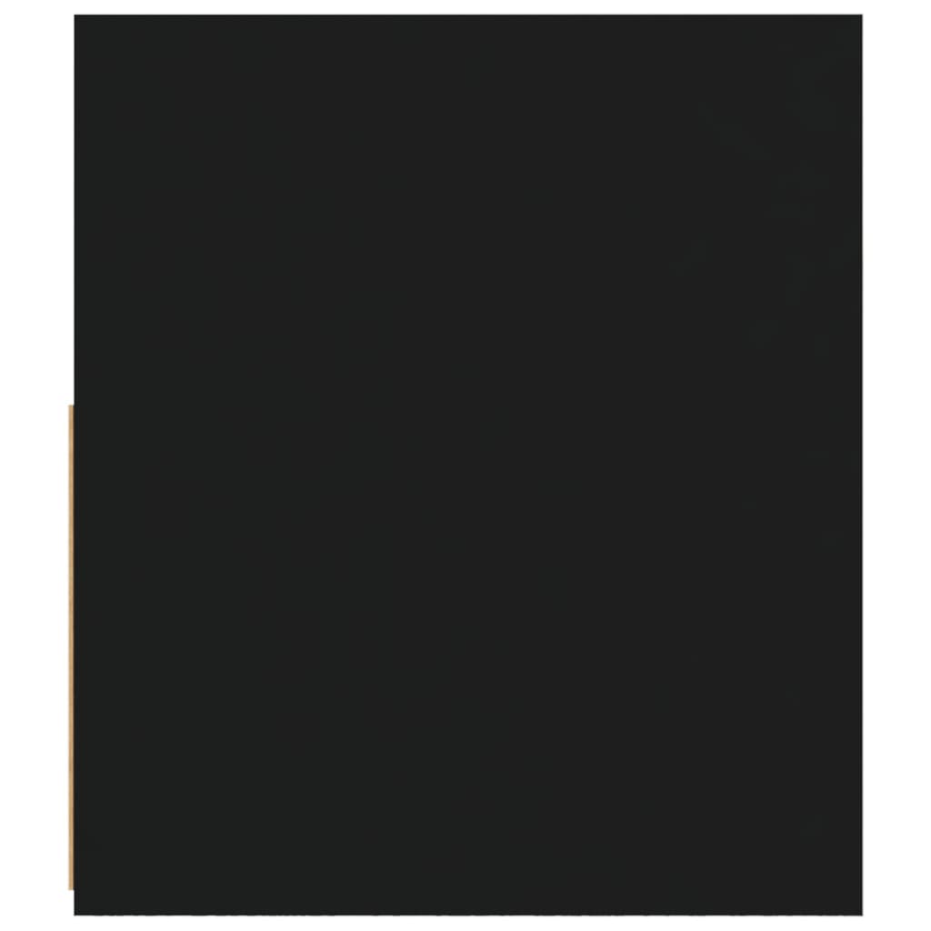 Κομοδίνα με LED 2 τεμ. Μαύρο 60 x 35 x 40 εκ. - PAKOBAZAAR