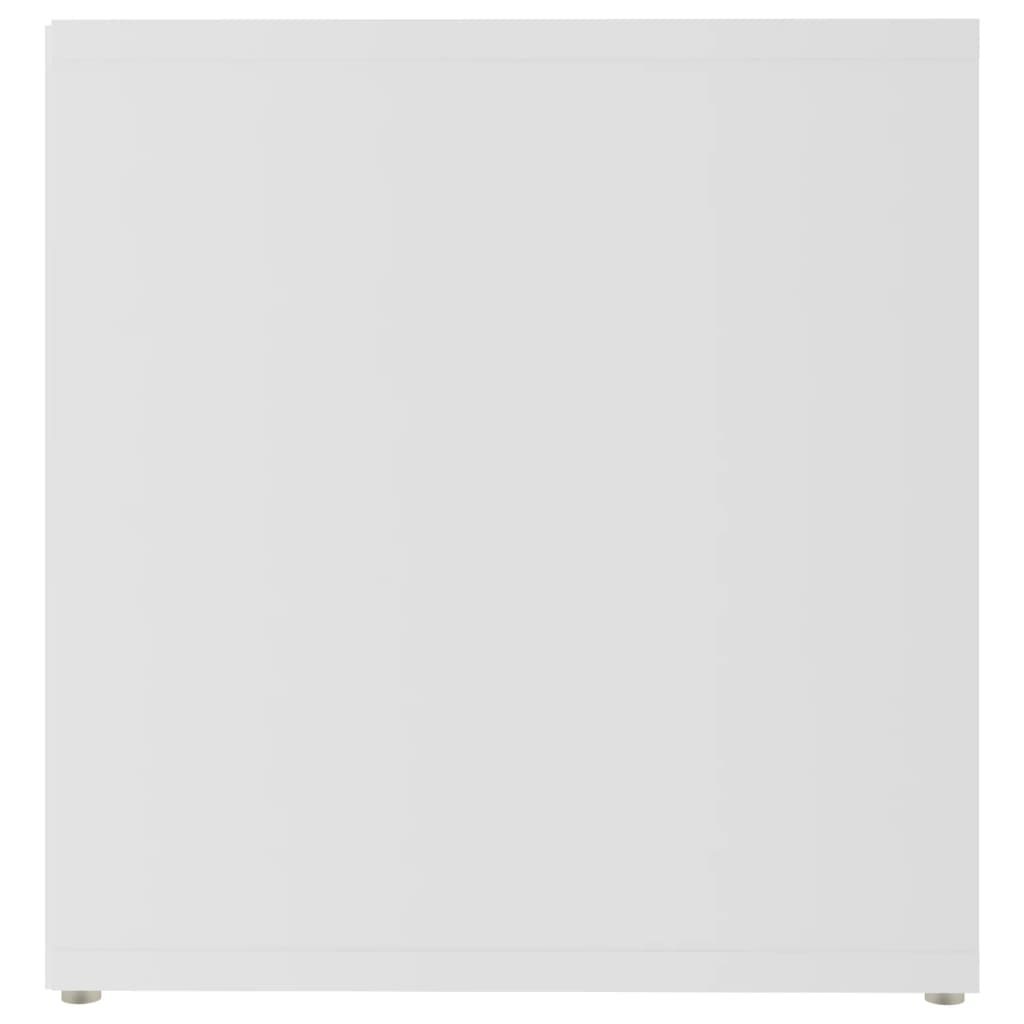 Έπιπλα Τηλεόρασης 2 τεμ. Λευκά 72 x 35 x 36,5 εκ. Επεξ. Ξύλο - PAKOBAZAAR