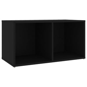 Έπιπλα Τηλεόρασης 2 τεμ. Μαύρα 72 x 35 x 36,5 εκ. Μοριοσανίδα