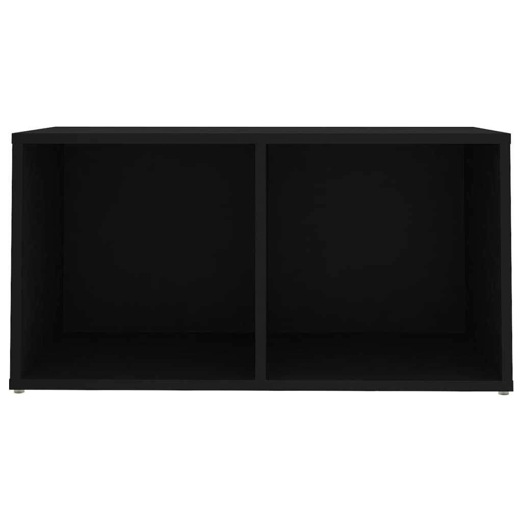 Έπιπλα Τηλεόρασης 2 τεμ. Μαύρα 72 x 35 x 36,5 εκ. Μοριοσανίδα
