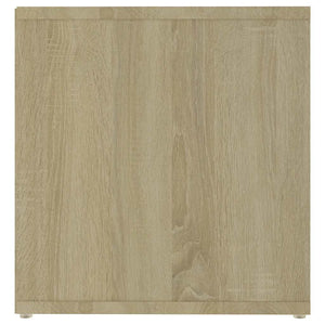 Έπιπλα Τηλεόρασης 2 τεμ. Λευκά/Δρυς 72x35x36,5 εκ. Επεξ. Ξύλο