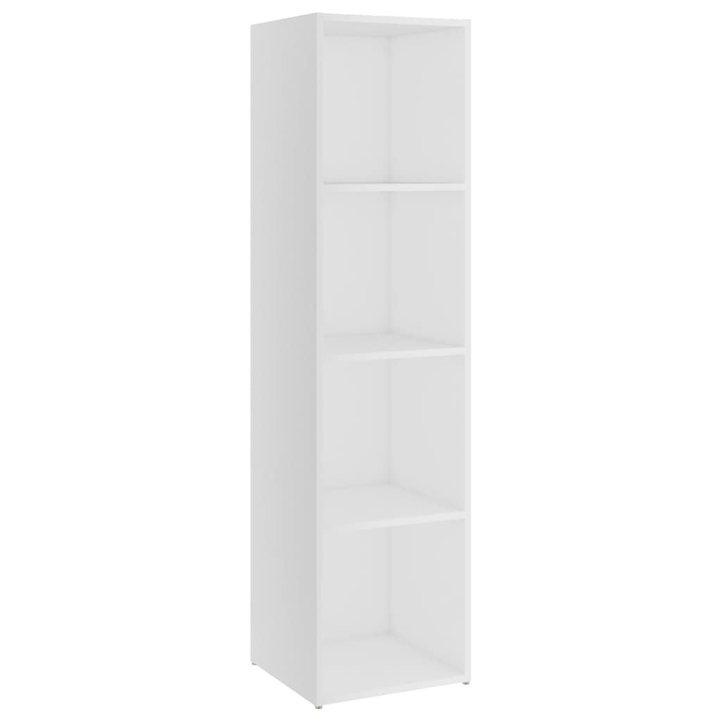 Έπιπλα Τηλεόρασης 2 τεμ. Λευκά 142,5x35x36,5 εκ. Μοριοσανίδα