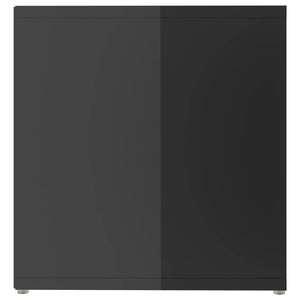 Έπιπλα Τηλεόρασης 2 τεμ. Γυαλ. Γκρι 142,5x35x36,5εκ Μοριοσανίδα