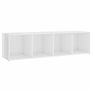 Έπιπλα Τηλεόρασης 2 τεμ. Λευκά 142,5x35x36,5 εκ. Μοριοσανίδα