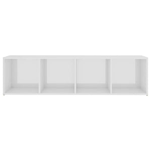 Έπιπλα Τηλεόρασης 2 τεμ. Λευκά 142,5x35x36,5 εκ. Μοριοσανίδα