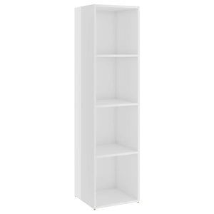 Έπιπλα Τηλεόρασης 2 τεμ. Λευκά 142,5x35x36,5 εκ. Μοριοσανίδα