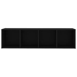 Έπιπλα Τηλεόρασης 3 τεμ. Μαύρα 142,5x35x36,5 εκ. Μοριοσανίδα - Pakobazaar
