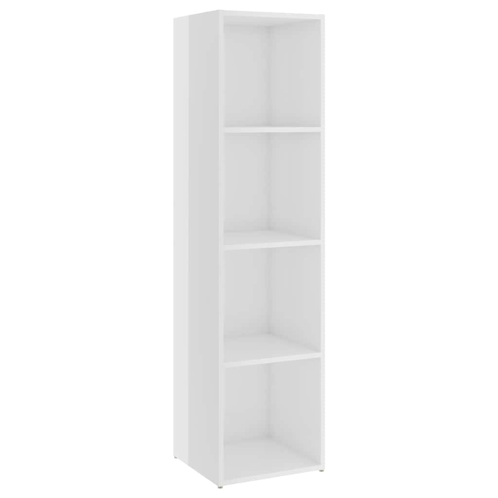 Έπιπλα Τηλεόρασης 3 τεμ. Λευκά 142,5 x 35 x 36,5 εκ Μοριοσανίδα