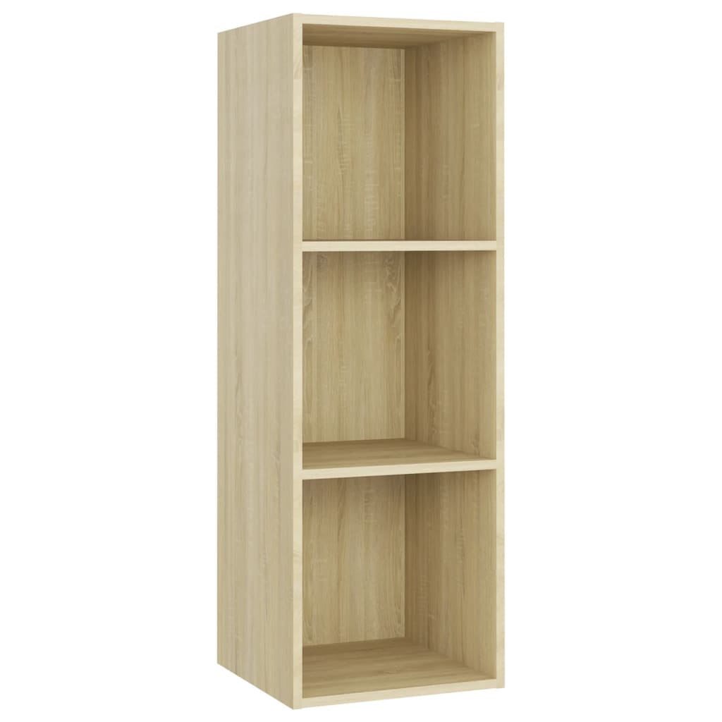 Έπιπλα Τηλεόρασης 3 τεμ. Sonoma Δρυς 107x35x37 εκ. Μοριοσανίδα
