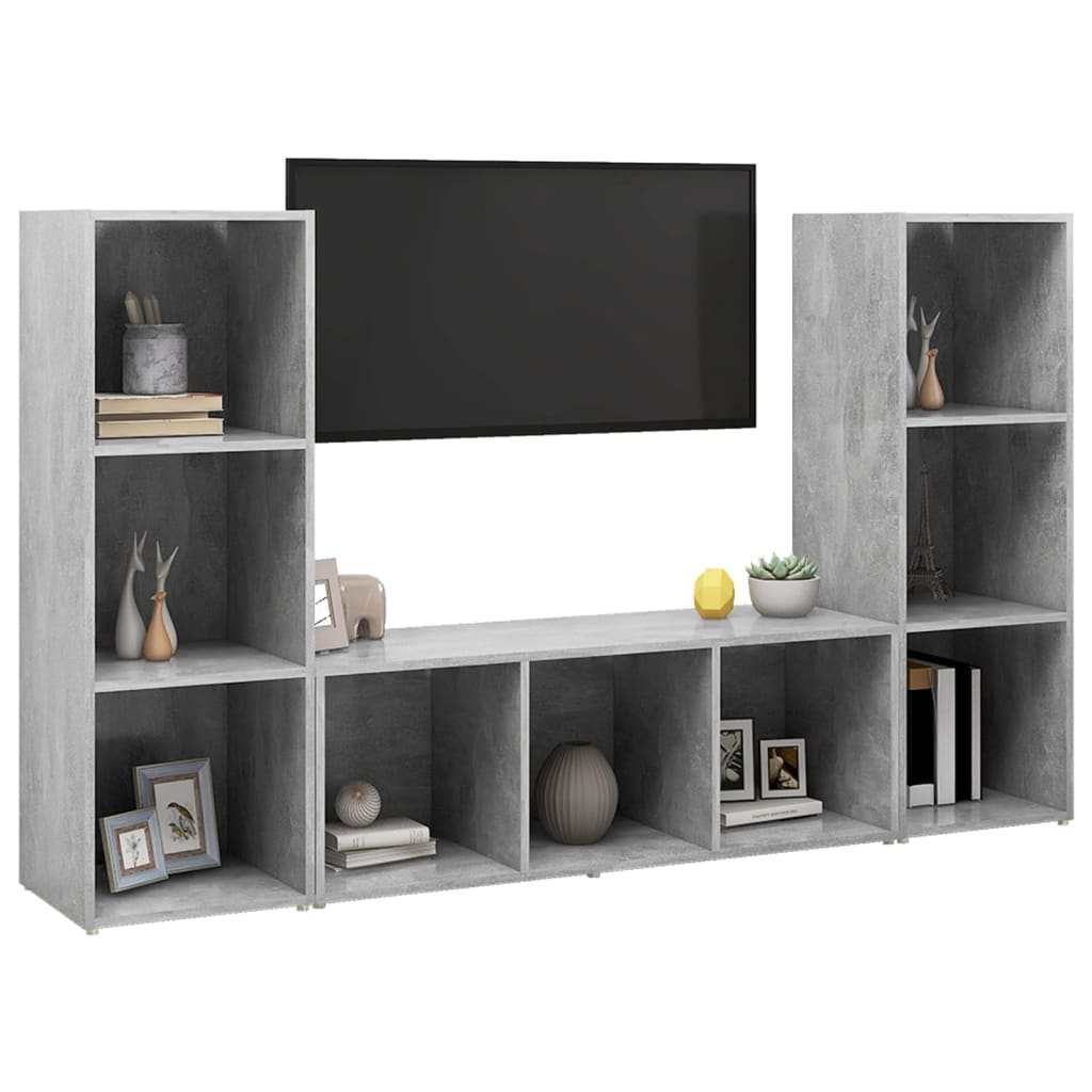 | Ντουλάπι TV | 3 pcs 37 x 35 x 107.5 εκ - PAKOBAZAAR