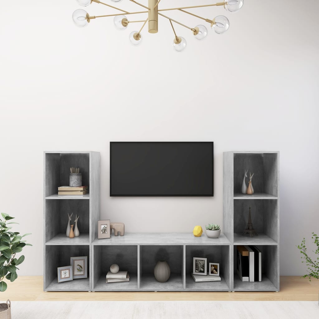 | Ντουλάπι TV | 3 pcs 37 x 35 x 107.5 εκ - PAKOBAZAAR