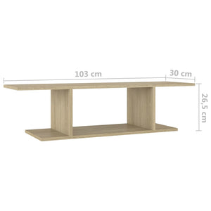 Έπιπλο Τηλεόρασης Κρεμαστό Sonoma Δρυς 103 x 30 x 26,5 εκ. - Pakobazaar