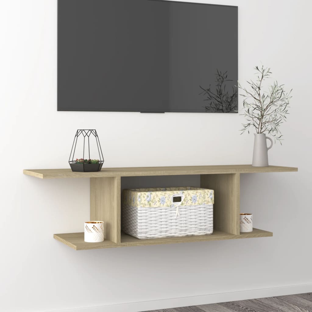 Έπιπλο Τηλεόρασης Κρεμαστό Sonoma Δρυς 103 x 30 x 26,5 εκ. - Pakobazaar