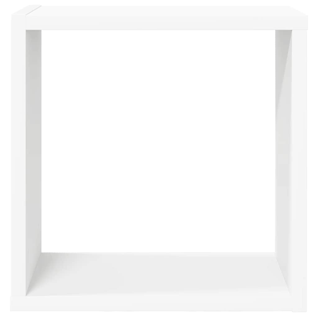 Ράφια Κύβοι Τοίχου 2 τεμ. Λευκά 30 x 15 x 30 εκ. από MDF - Pakobazaar