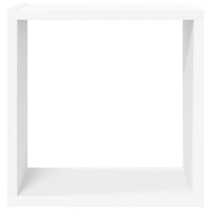 Ράφια Κύβοι Τοίχου 4 τεμ. Λευκά 30 x 15 x 30 εκ. - Pakobazaar
