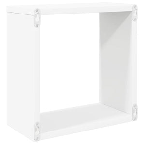 Ράφια Κύβοι Τοίχου 6 τεμ. Λευκά 30 x 15 x 30 εκ. - Pakobazaar