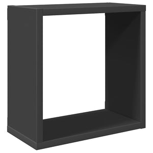Ράφια Κύβοι Τοίχου 6 τεμ. Γκρι 30 x 15 x 30 εκ.
