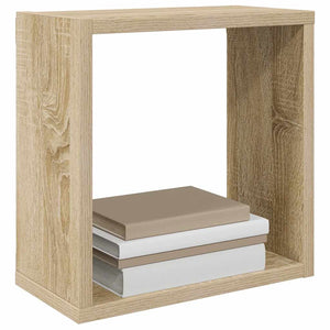 Ράφια Κύβοι Τοίχου 2 τεμ. Sonoma Δρυς 30 x 15 x 30 εκ.
