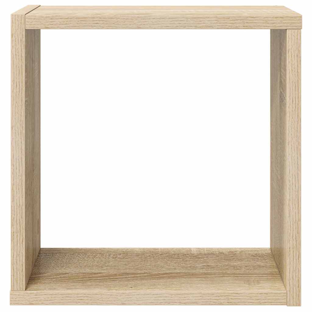 Ράφια Κύβοι Τοίχου 4 τεμ. Sonoma Δρυς 30 x 15 x 30 εκ.