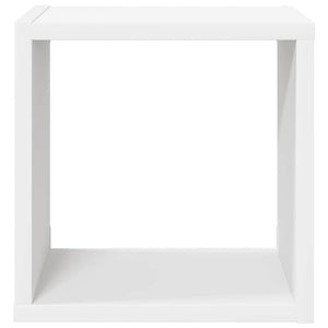 Ράφια Κύβοι Τοίχου 2 τεμ. Λευκά 26 x 15 x 26 εκ.