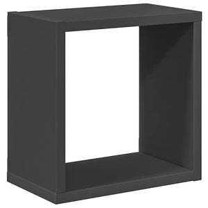 Ράφια Κύβοι Τοίχου 6 τεμ. Γκρι 26 x 15 x 26 εκ.