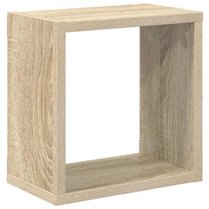 Ράφια Κύβοι Τοίχου 6 τεμ. Sonoma Δρυς 26 x 15 x 26 εκ.