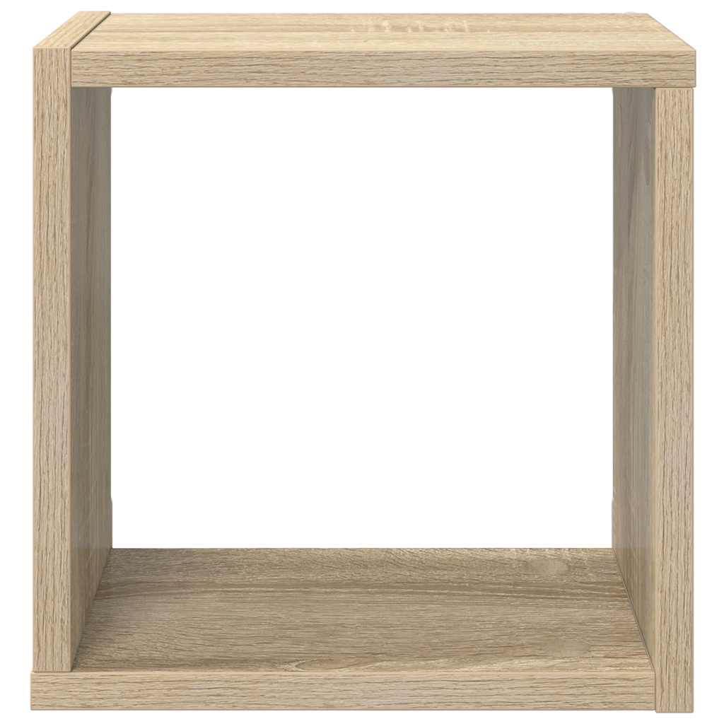 Ράφια Κύβοι Τοίχου 6 τεμ. Sonoma Δρυς 26 x 15 x 26 εκ.