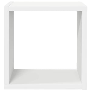 Ράφια Κύβοι Τοίχου 2 τεμ. Λευκό / Sonoma Δρυς 26 x 15 x 26 εκ.