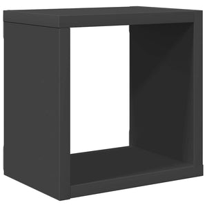 Ράφια Κύβοι Τοίχου 6 τεμ. Γκρι 22 x 15 x 22 εκ.
