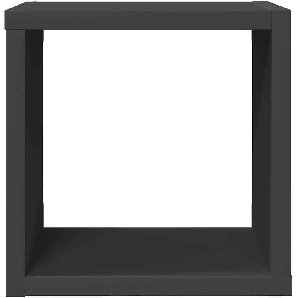 Ράφια Κύβοι Τοίχου 6 τεμ. Γκρι 22 x 15 x 22 εκ.