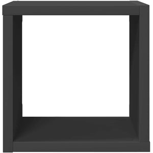 Ράφια Κύβοι Τοίχου 6 τεμ. Γκρι 22 x 15 x 22 εκ.