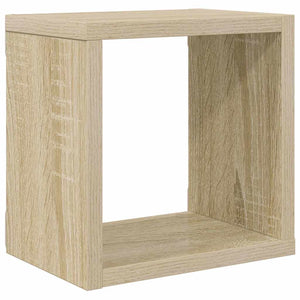 Ράφια Κύβοι Τοίχου 2 τεμ. Sonoma Δρυς 22 x 15 x 22 εκ.